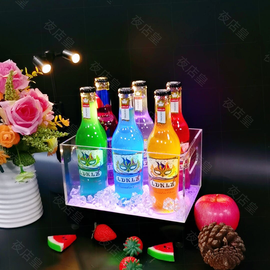 LED Light Bar Wine & Ice Bucket