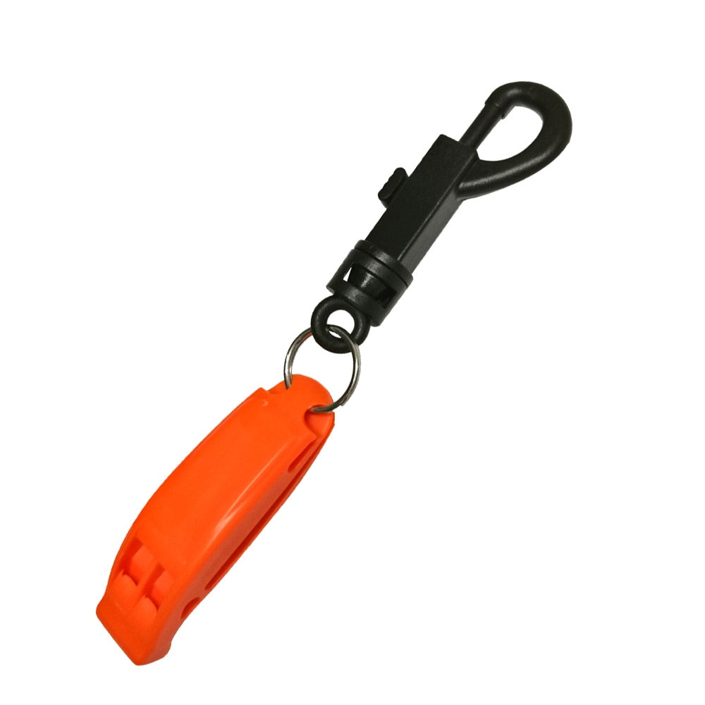 Safety First Outdoor Emergency Whistle  & Clip for Camping Hiking Hunting Scuba