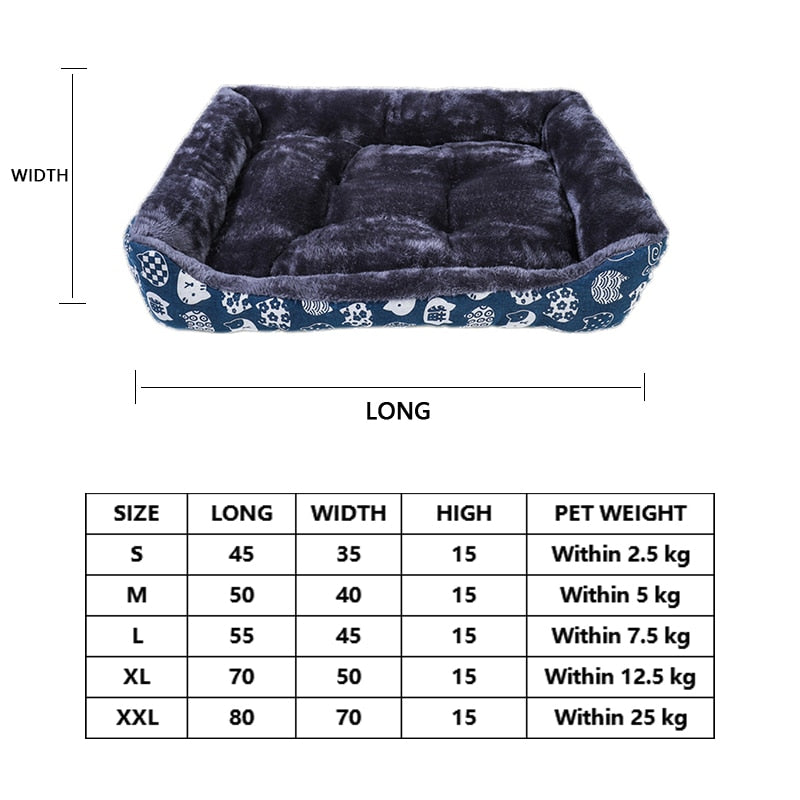 Comfy Pet Basket Cushion Bed