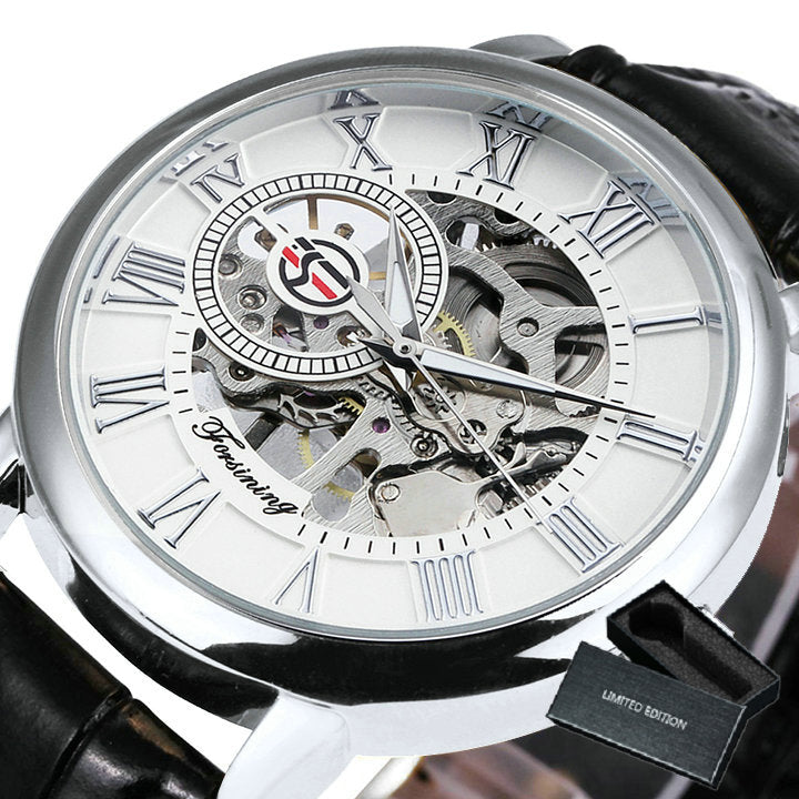 Men's 3D Hollow Engraved Deluxe Time Piece