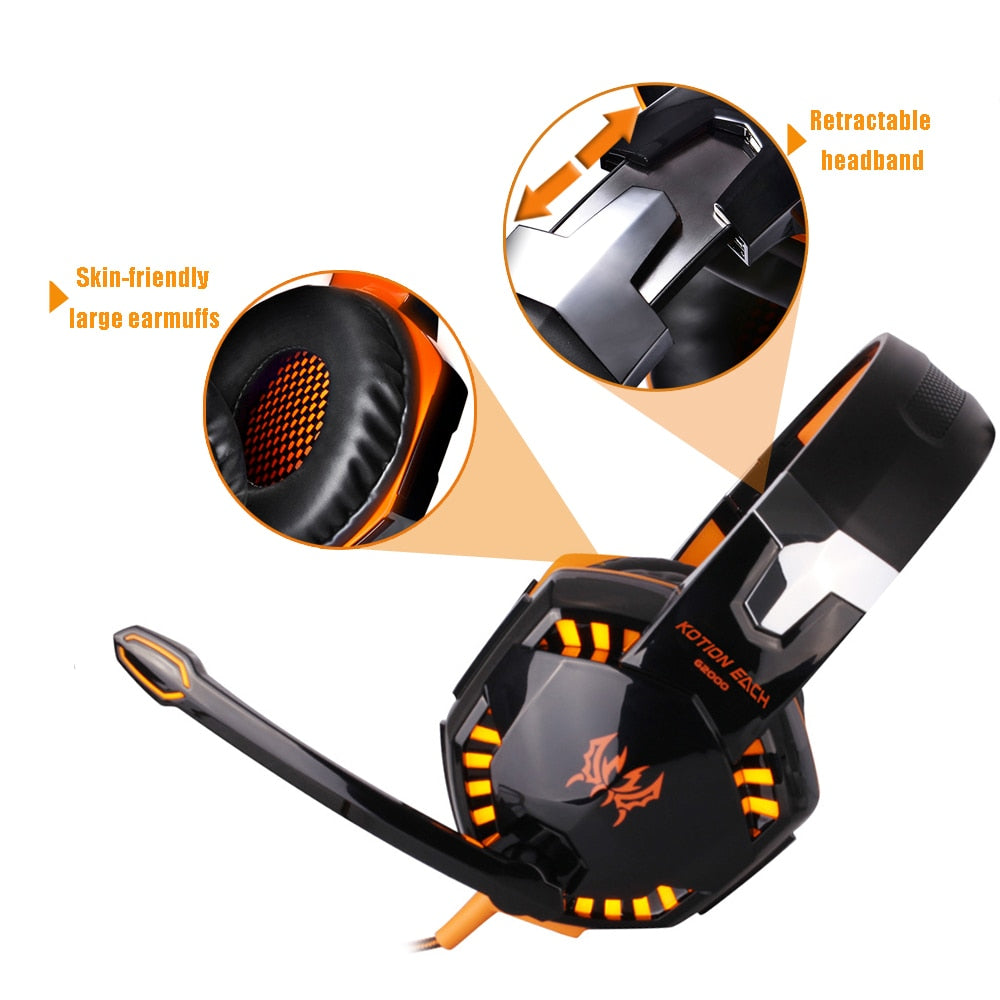 Gamer Headset With Microphone