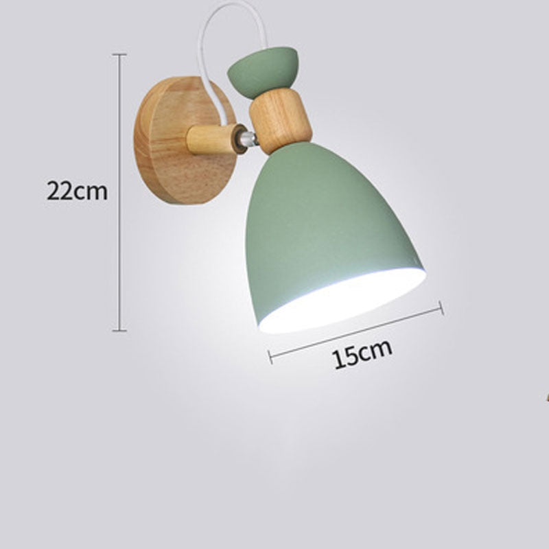 Wooden Minimalist LED Wall Mounted Light Fixture