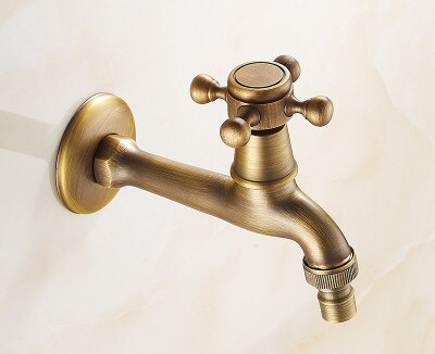 Antique Design Brass Outdoor Garden Laundry Room Faucet