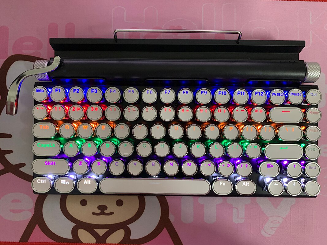 Vintage Style Typewriter Mechanical Keyboard