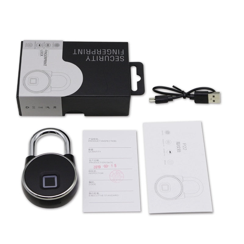 New Way Smart Fingerprint Bluetooth Padlock