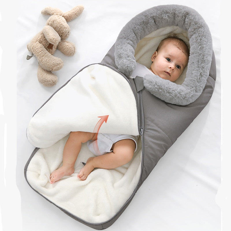 Baby & Toddler Warm Swaddle Zip Up Blanket