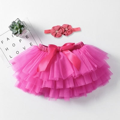 Baby Princess Picture Day Tulle Tutu & Headband Set