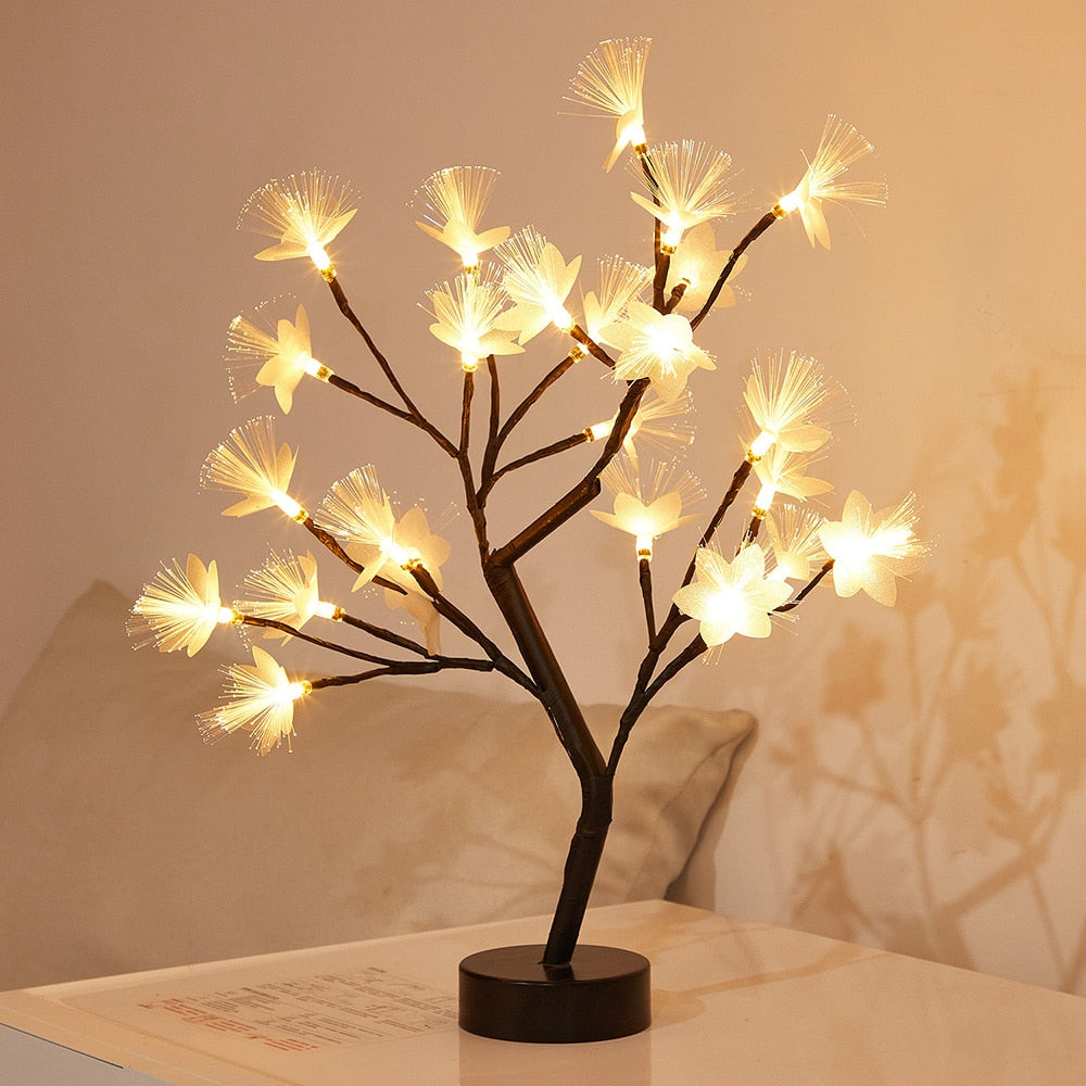 Rose Bud Flower Lamp