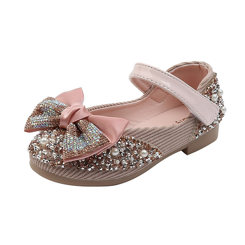 Children's Rhinestone Dress Shoes