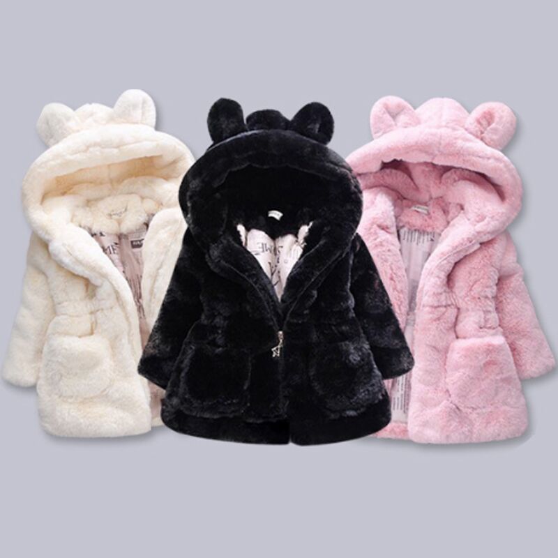 Kids Thick Plush Winter Coat