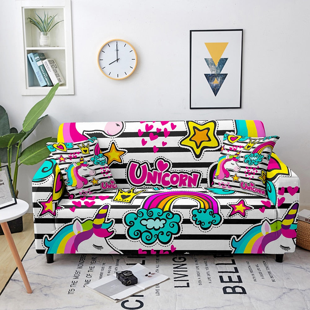 Enchanted Menagerie: Whimsical Animal Sofa Cover Series