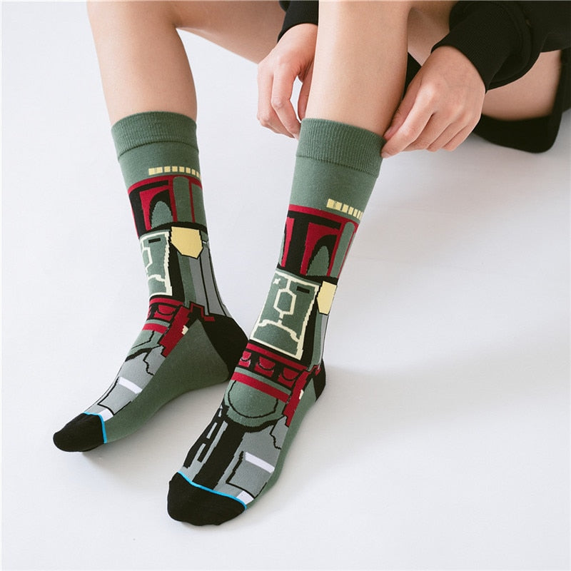 Star Wars Theme Cotton Socks