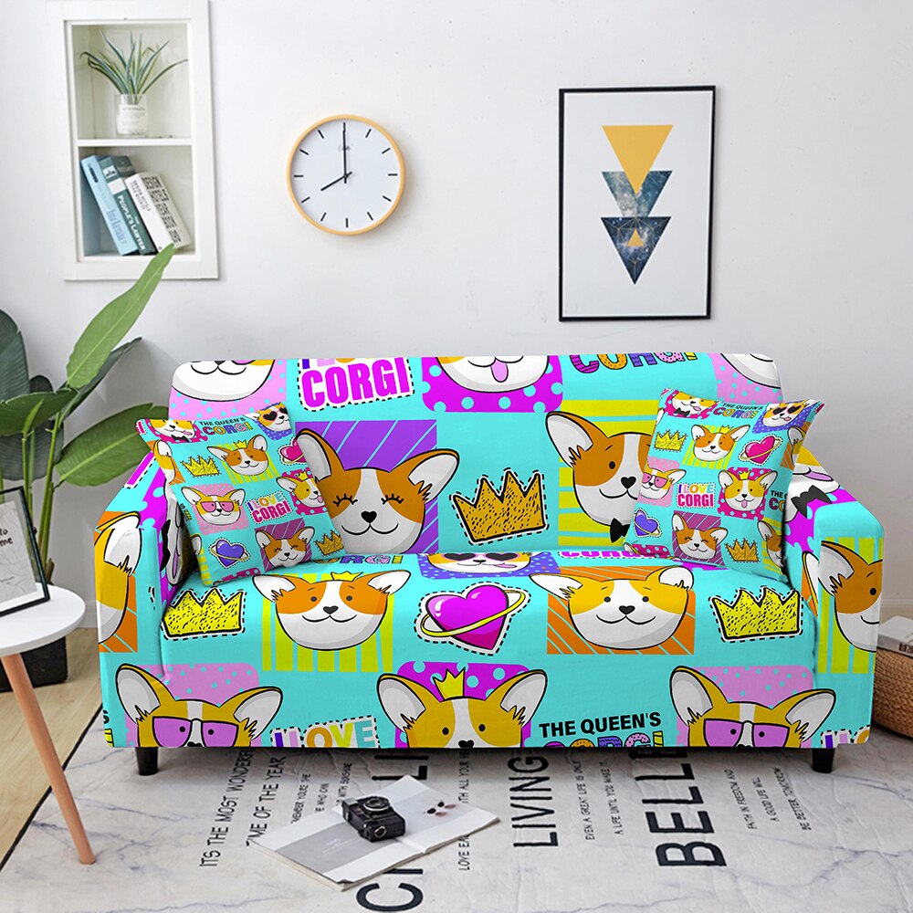 Enchanted Menagerie: Whimsical Animal Sofa Cover Series