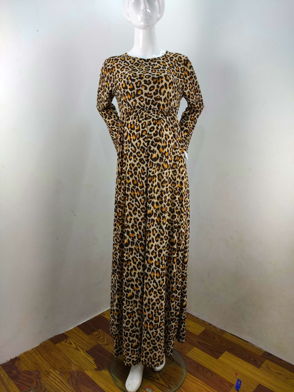 Leopard Print Maternity Dress