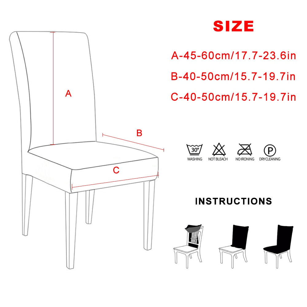 Stretch to Fit Spandex Chair Covers