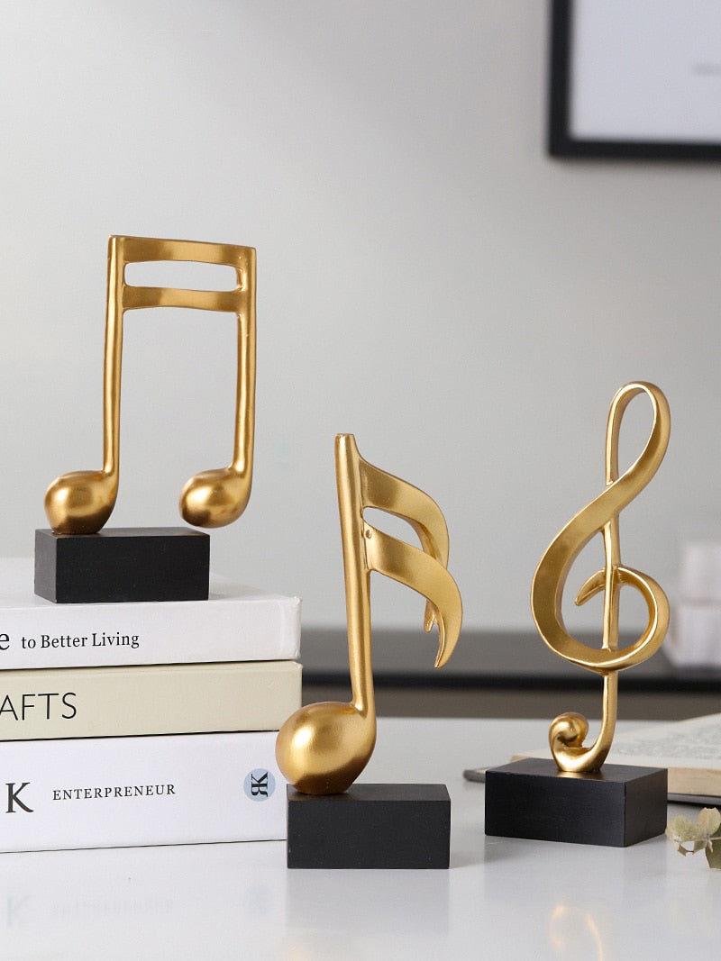 Music Note Figurine Art