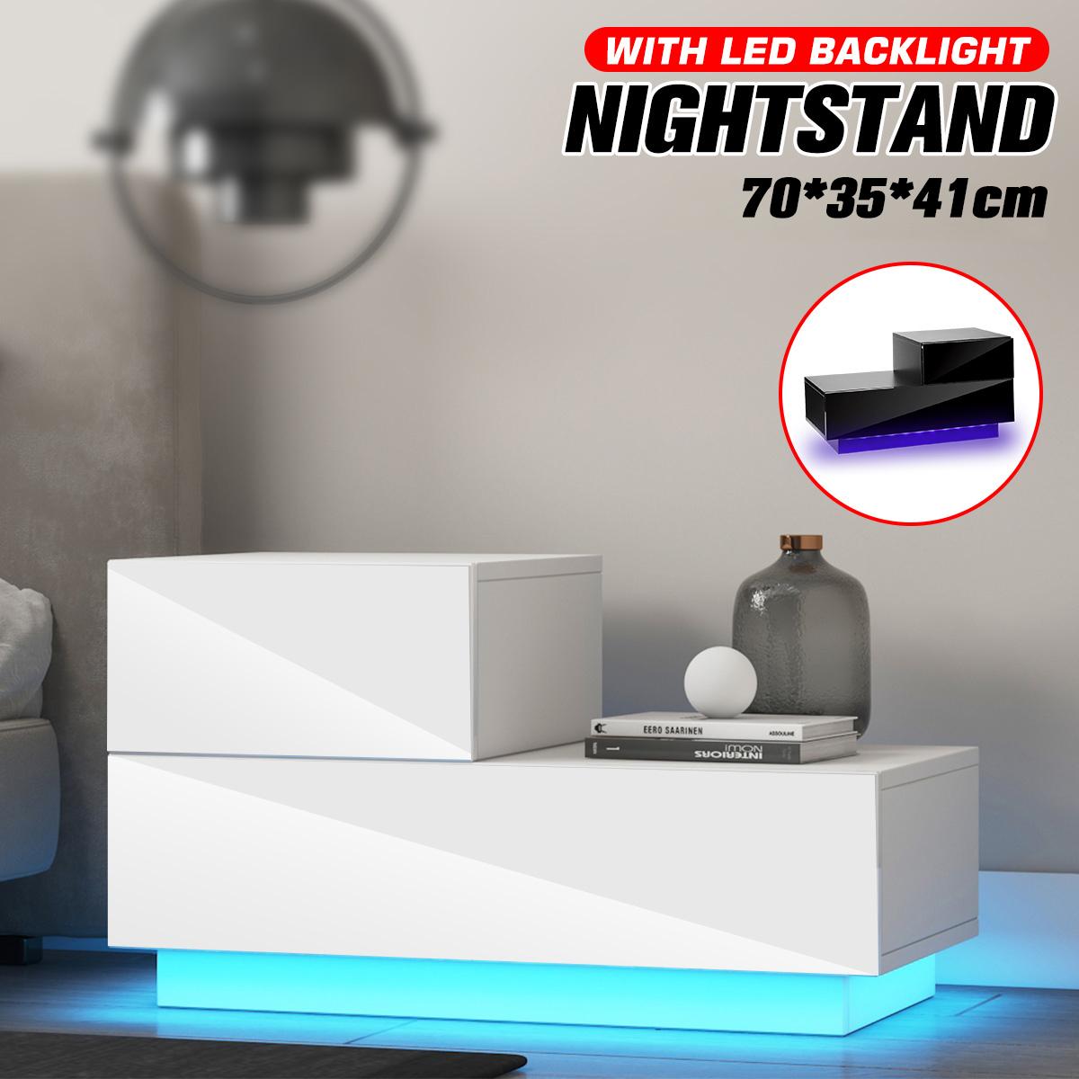 Lit Modern Coffee Table Night Stand