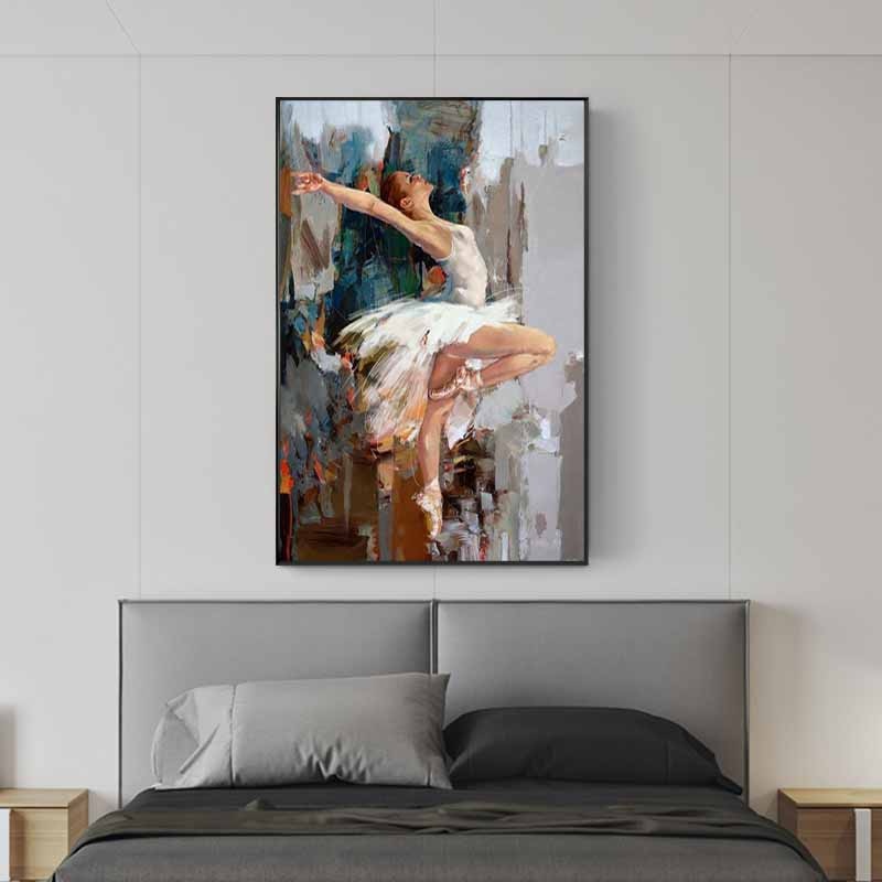 Abstract Dancing Art Ballerina