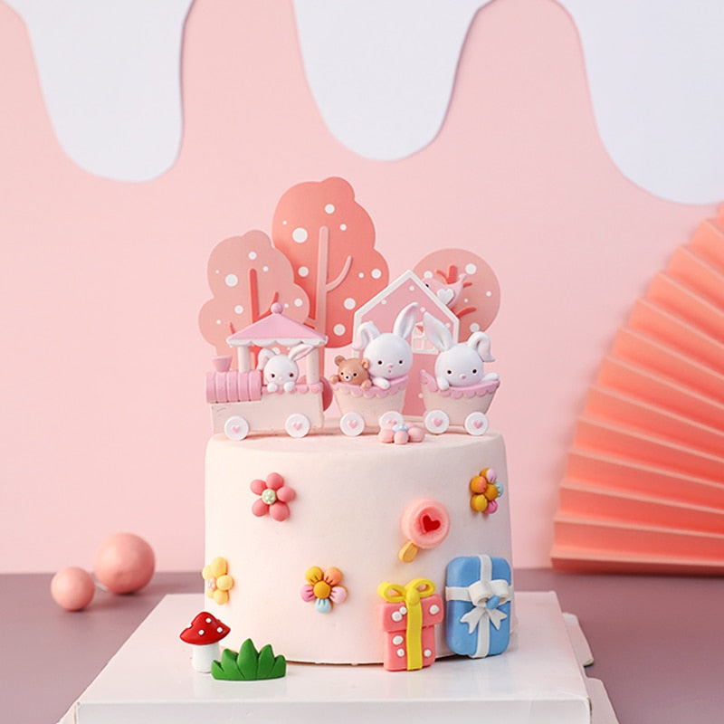 Baby's Birthday Cake Toppers