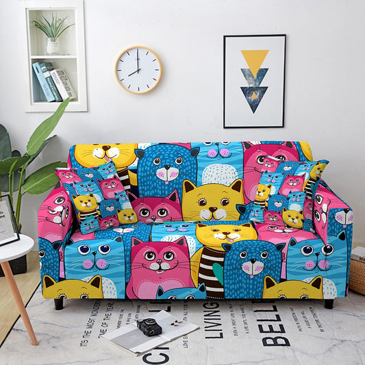 Enchanted Menagerie: Whimsical Animal Sofa Cover Series