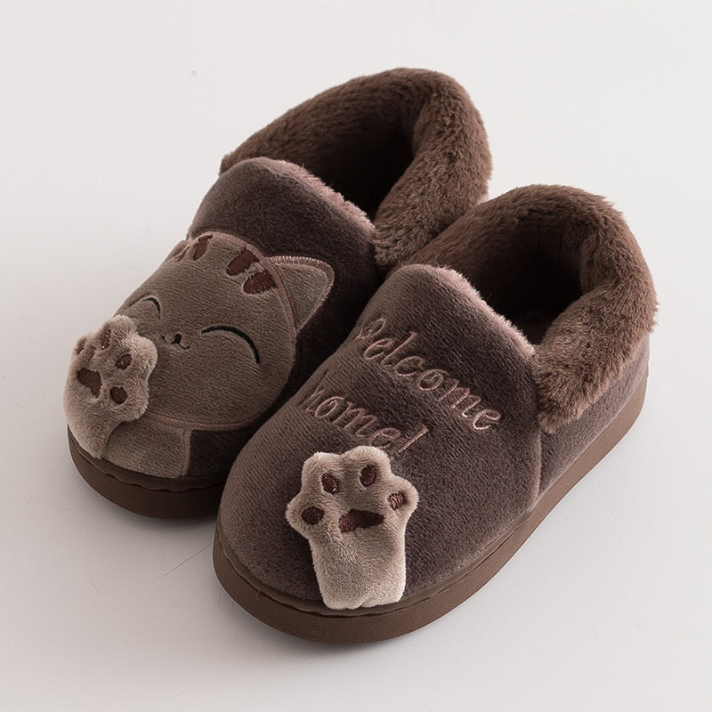 Kids Plush Warm House Slippers