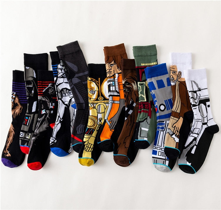 Star Wars Theme Cotton Socks