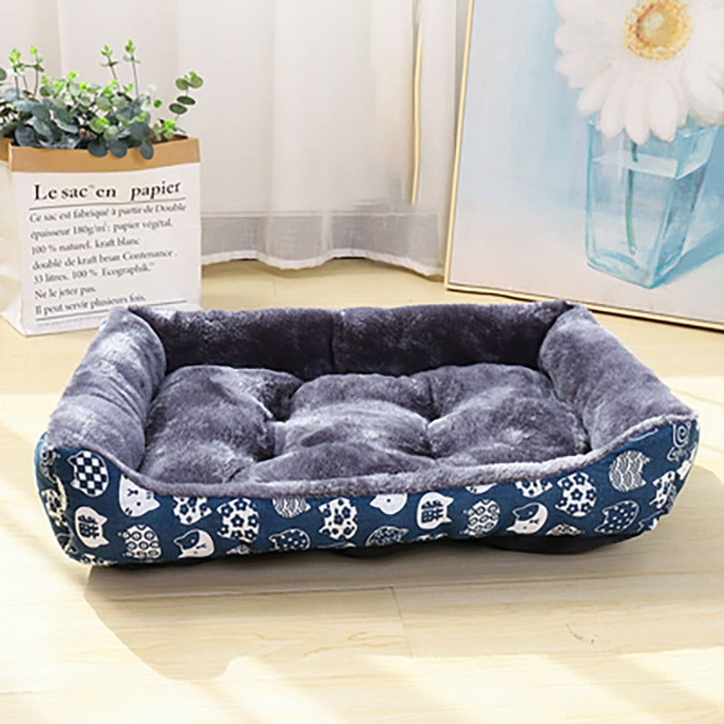 Comfy Pet Basket Cushion Bed