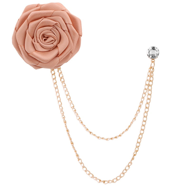 Rose Flower Lapel Pin