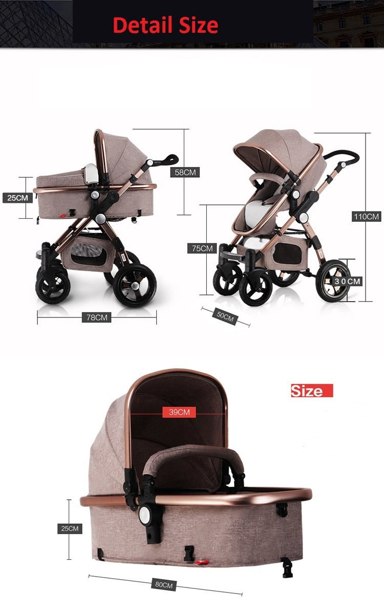 Pampered Baby Deluxe Baby Stroller