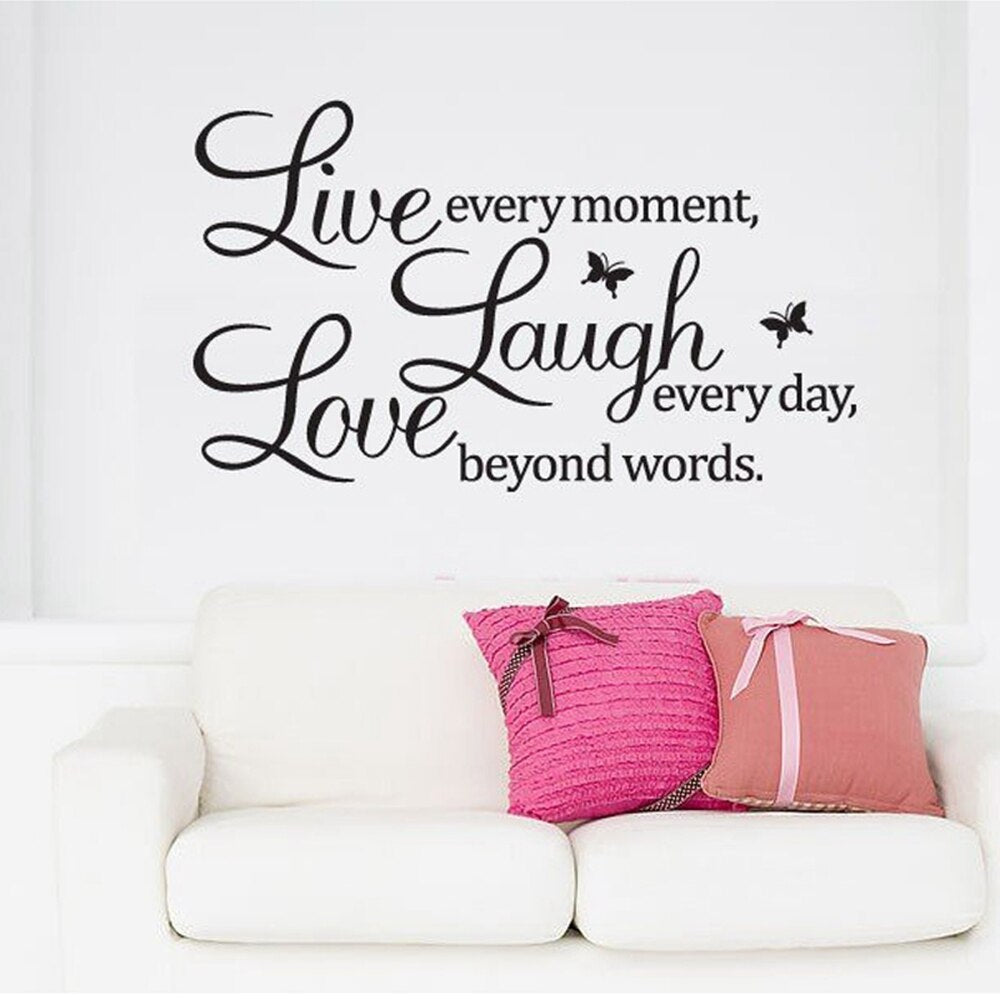 Sweet Home Quotes Wall Stickers