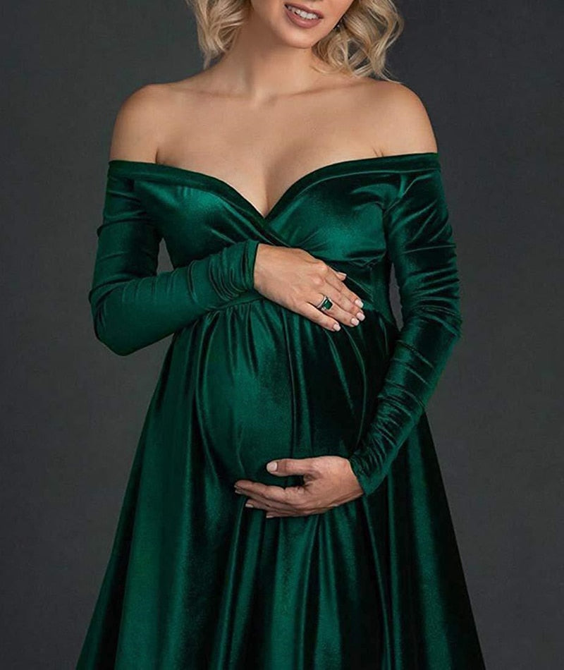 Elegant Style Maternity Dress