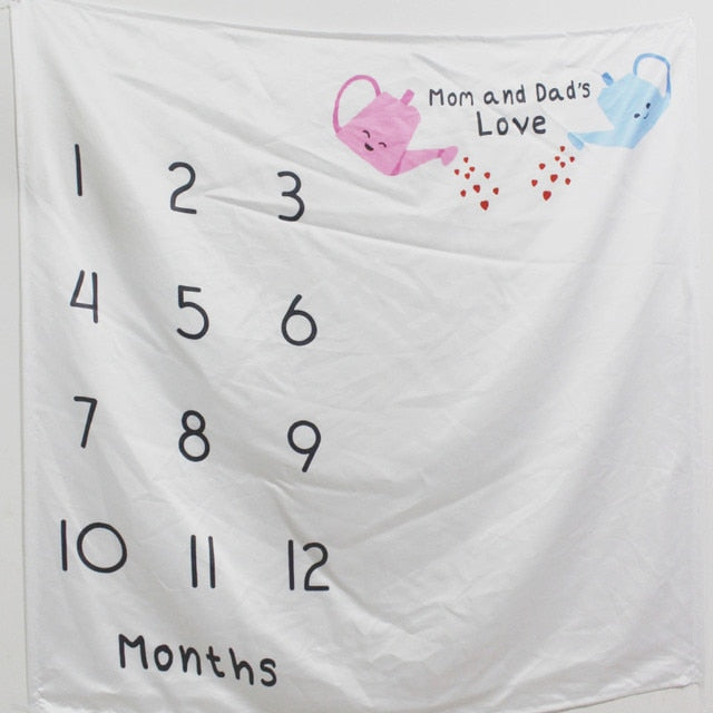 Baby Milestone Photo Op Blankets