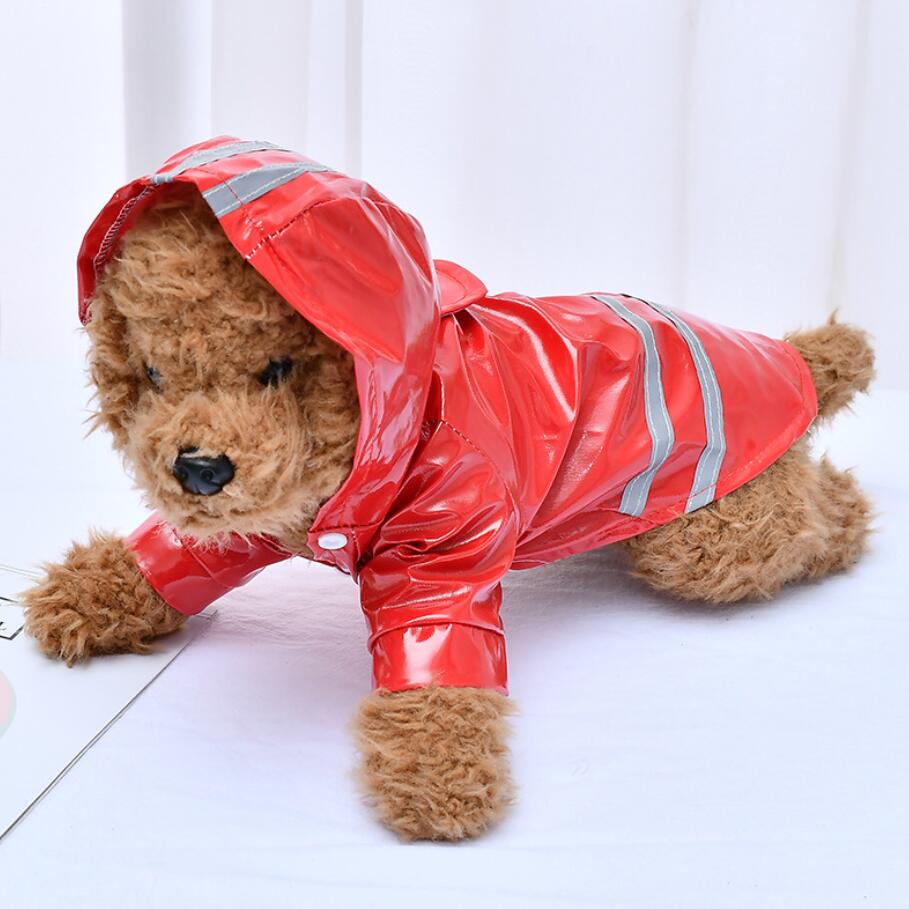 Pet Dog Reflective Strip Raincoat