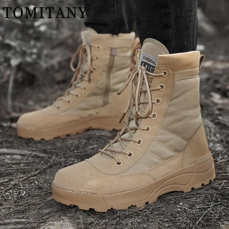 Men's Casual Wear Motorcycle Boots