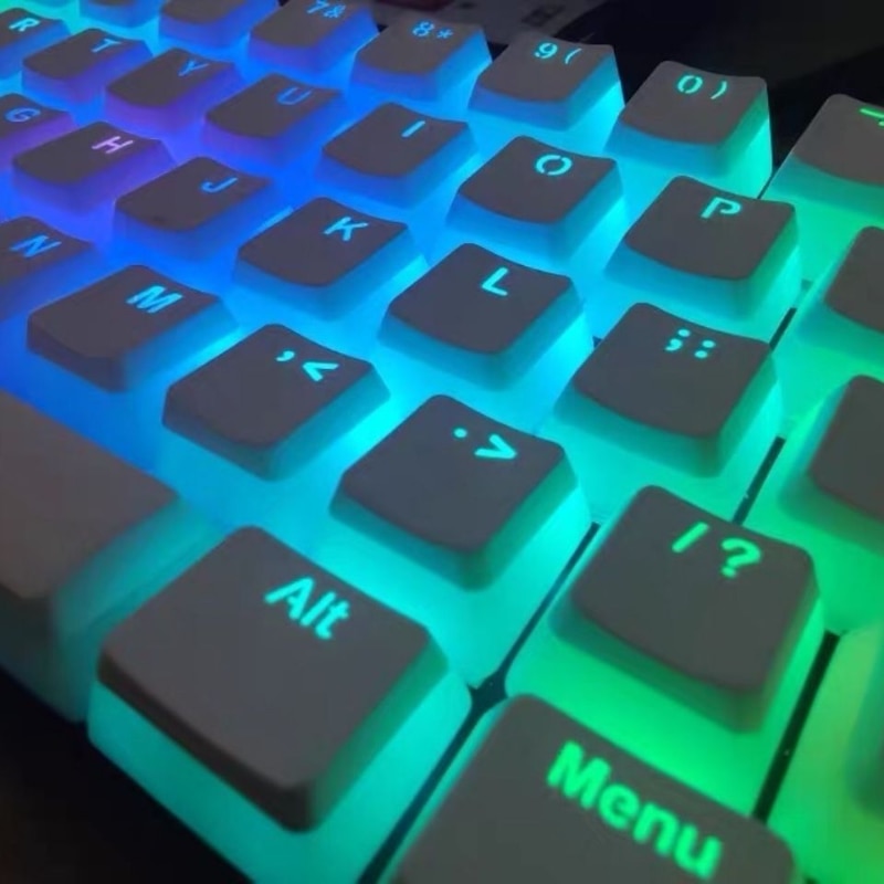 Party Lights Backlit Keycaps Mechanical Keyboard