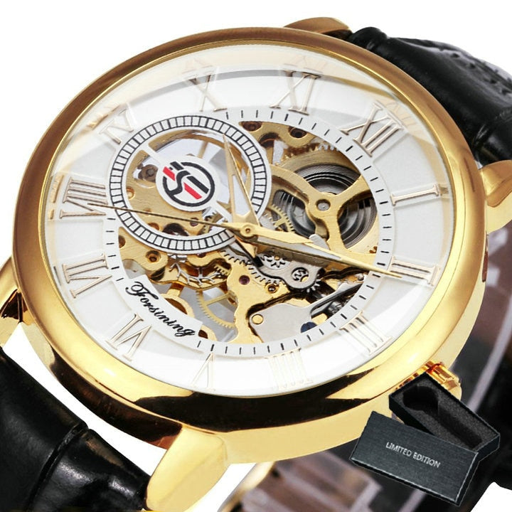 Men's 3D Hollow Engraved Deluxe Time Piece