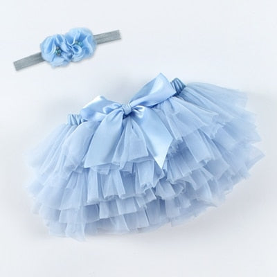 Baby Princess Picture Day Tulle Tutu & Headband Set