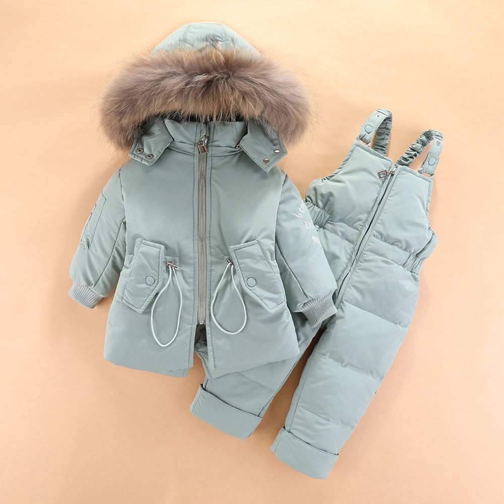 Two Piece Winter Baby Snowsuit