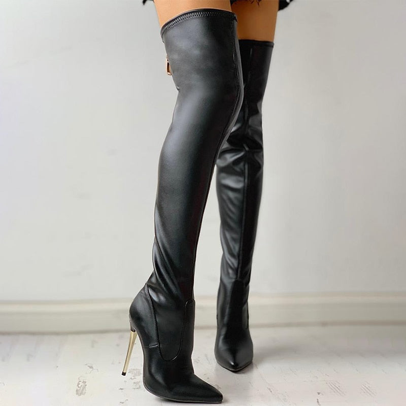 Thigh High Stiletto Boots