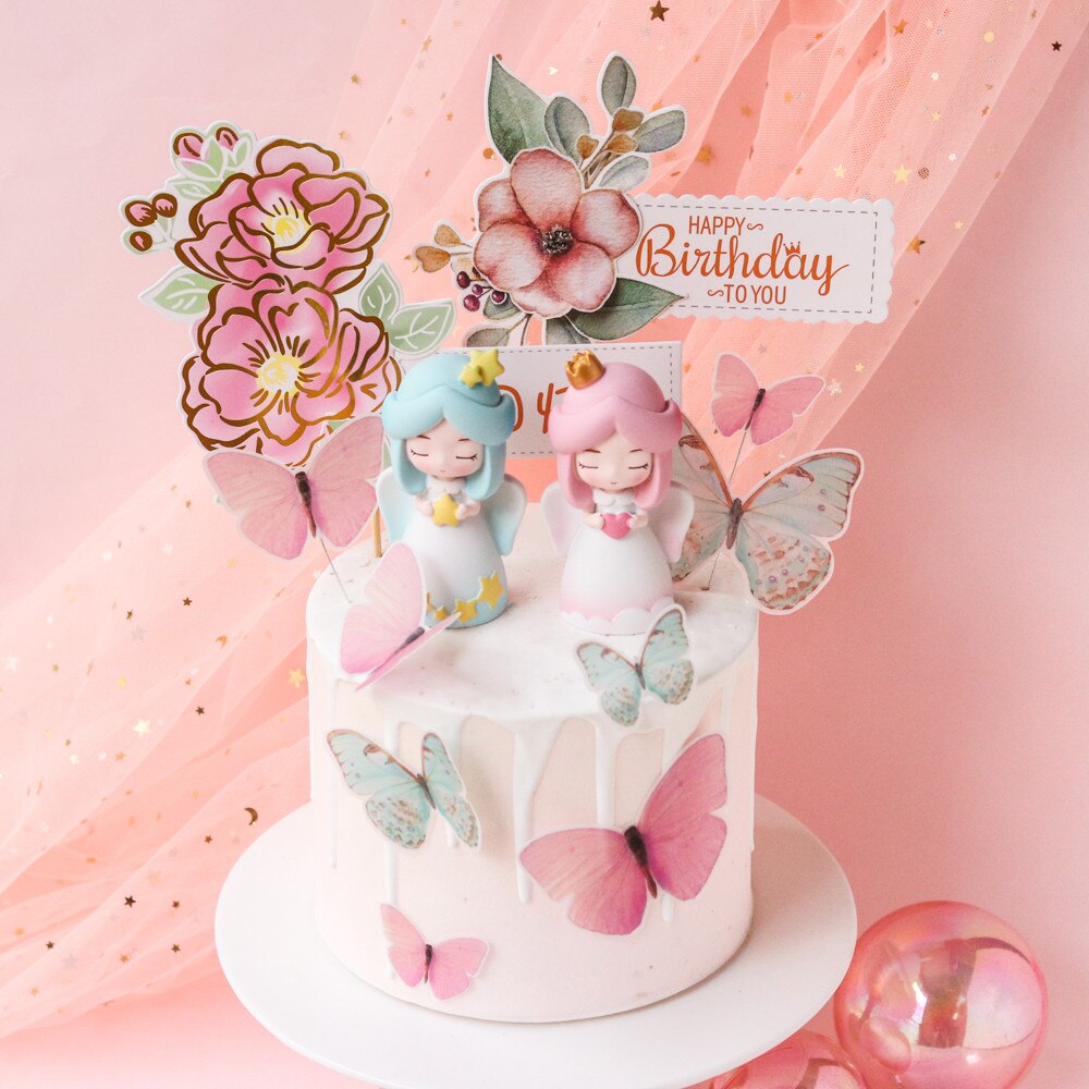 Cake Angel Birthday Cake Toppers