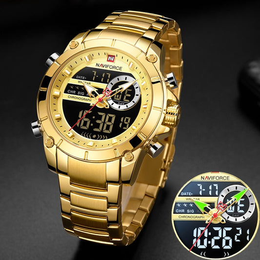 Men's Luxury Dual Display Wrist Watches