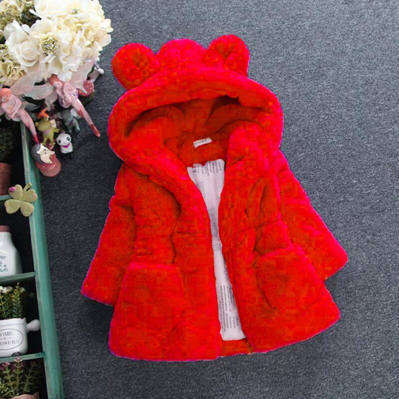 Kids Thick Plush Winter Coat