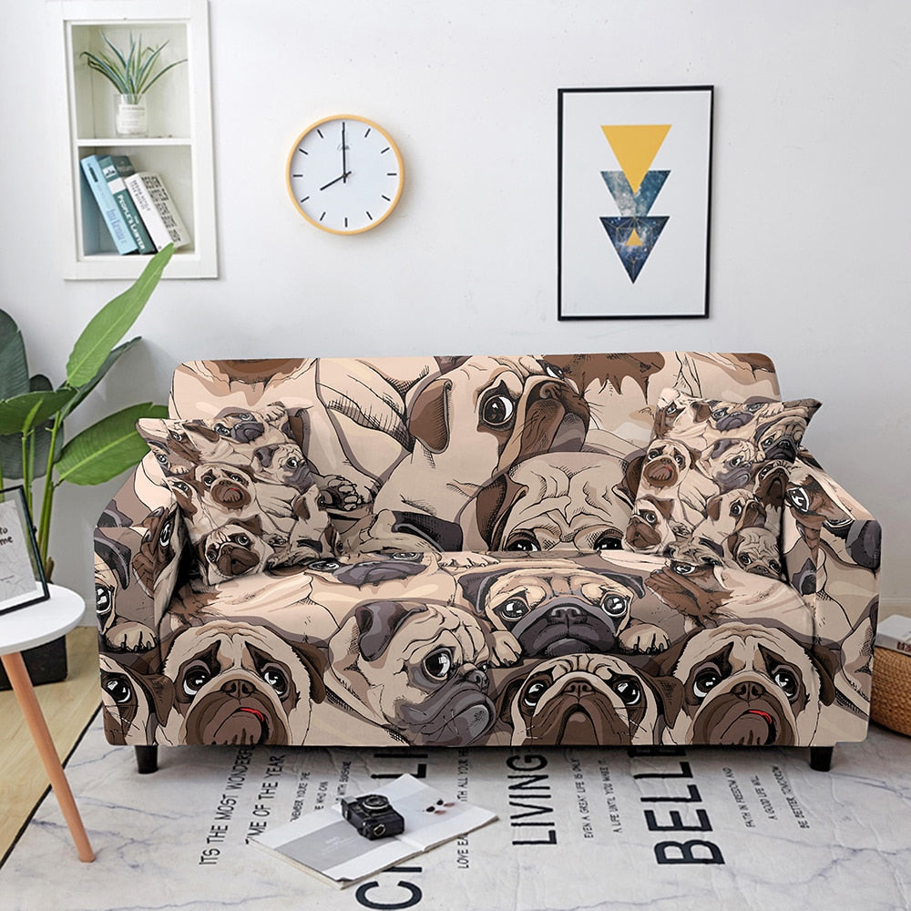 Enchanted Menagerie: Whimsical Animal Sofa Cover Series