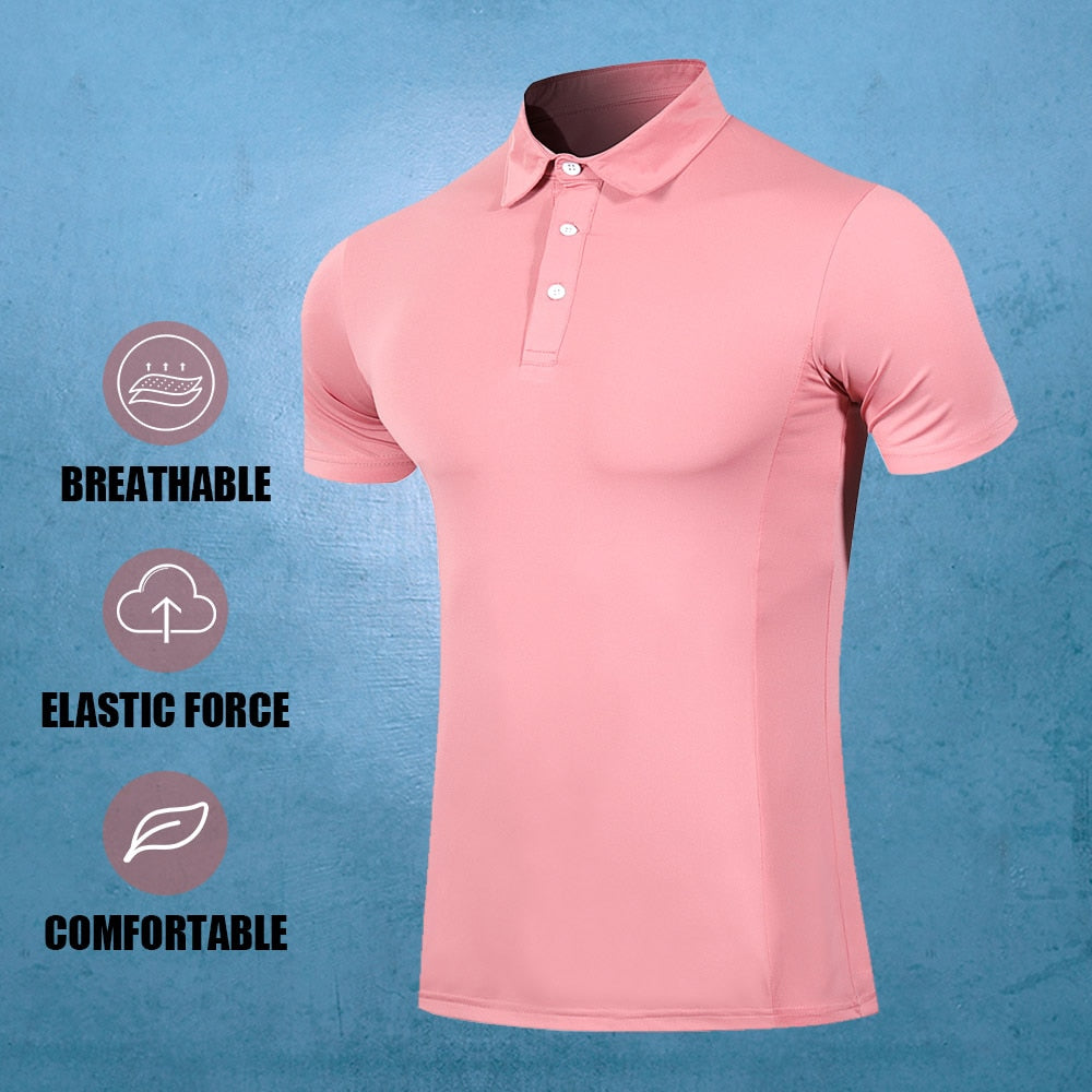 Men's Short-Sleeved Golf Shirt