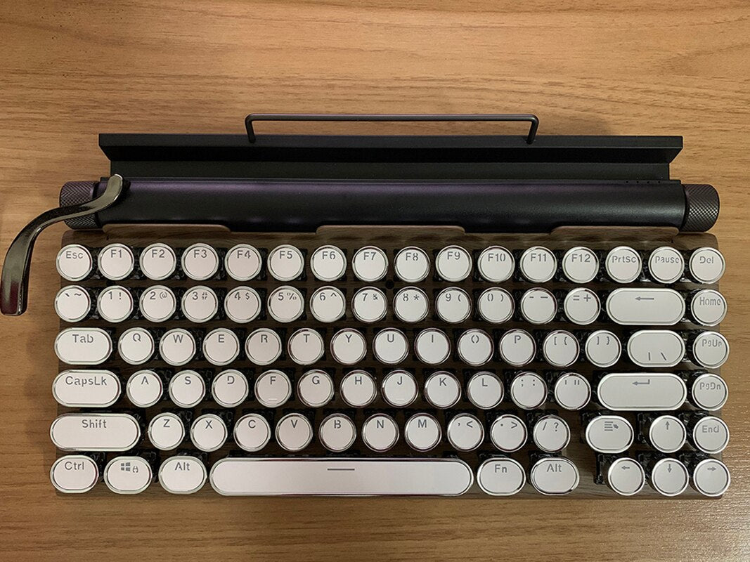 Vintage Style Typewriter Mechanical Keyboard