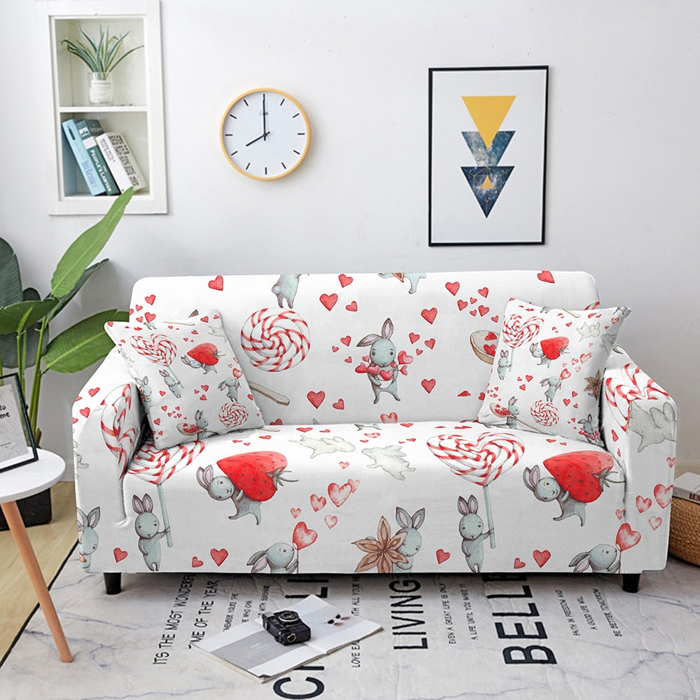 Enchanted Menagerie: Whimsical Animal Sofa Cover Series