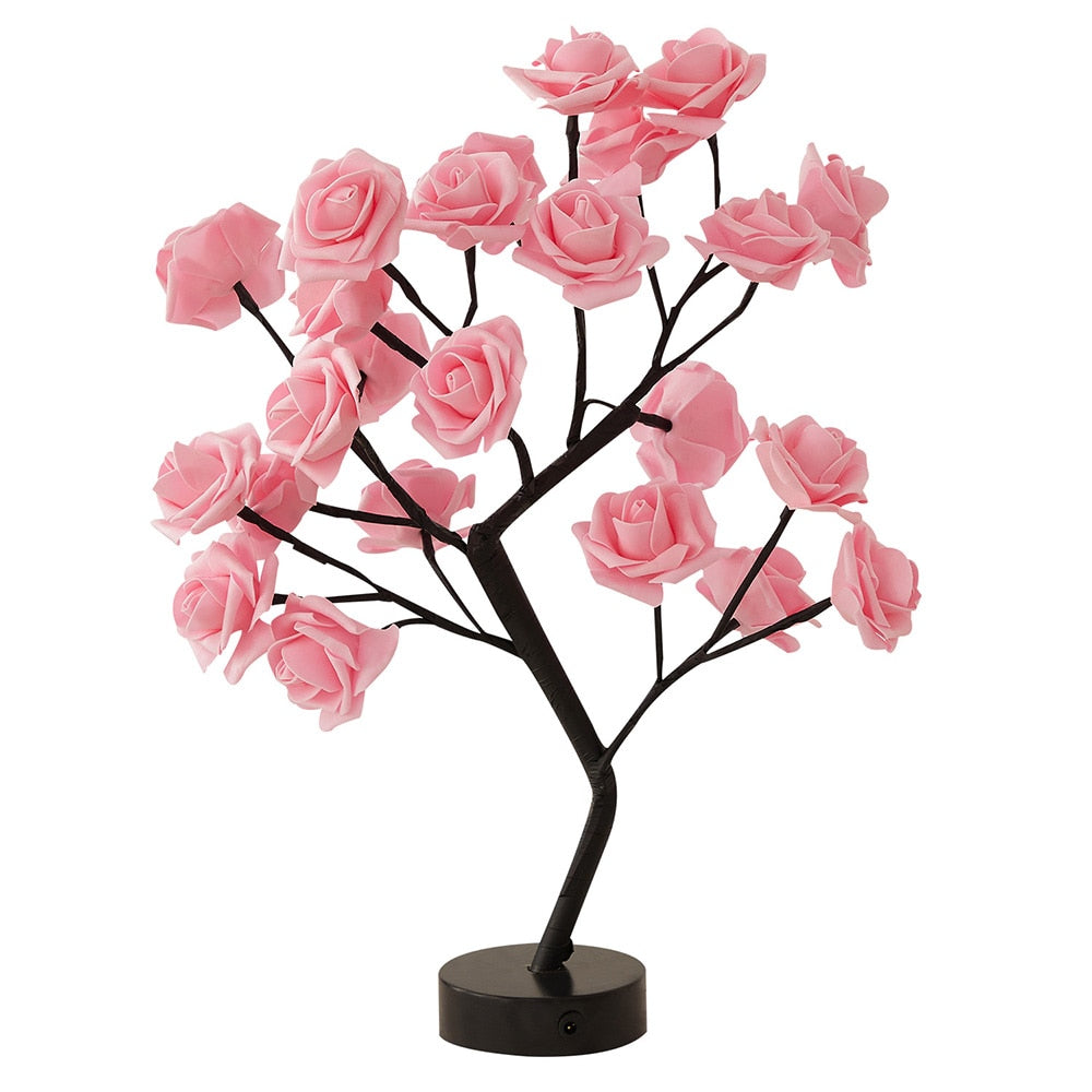 Rose Bud Flower Lamp