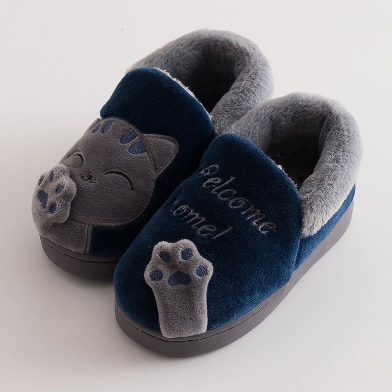 Kids Plush Warm House Slippers