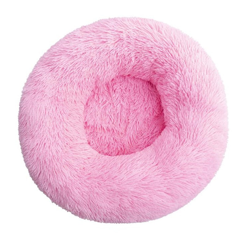 Plush Round Pet Bed