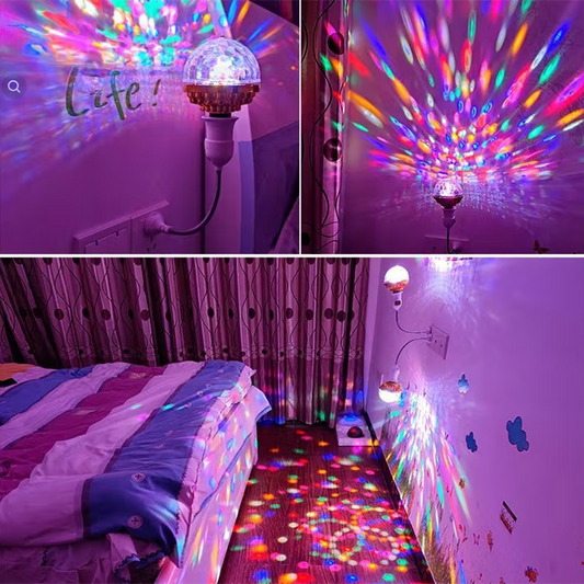 Multi Color Rotating Disco Ball Lights